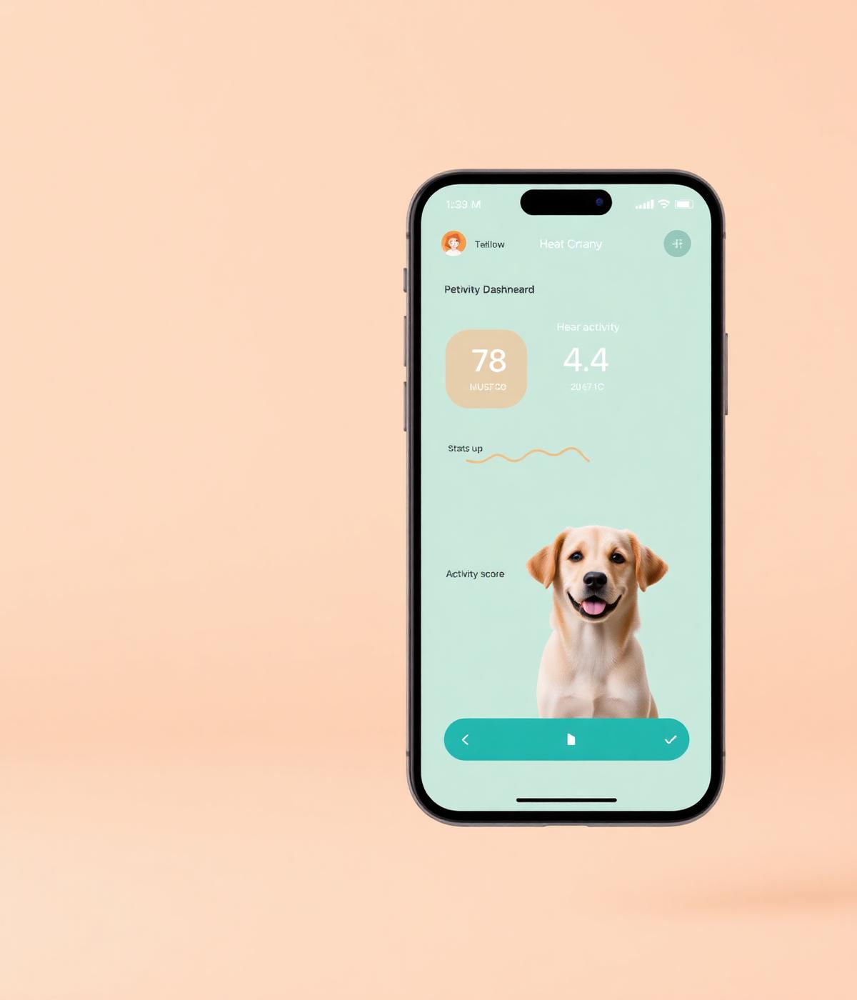 PetConnect mobile app dashboard